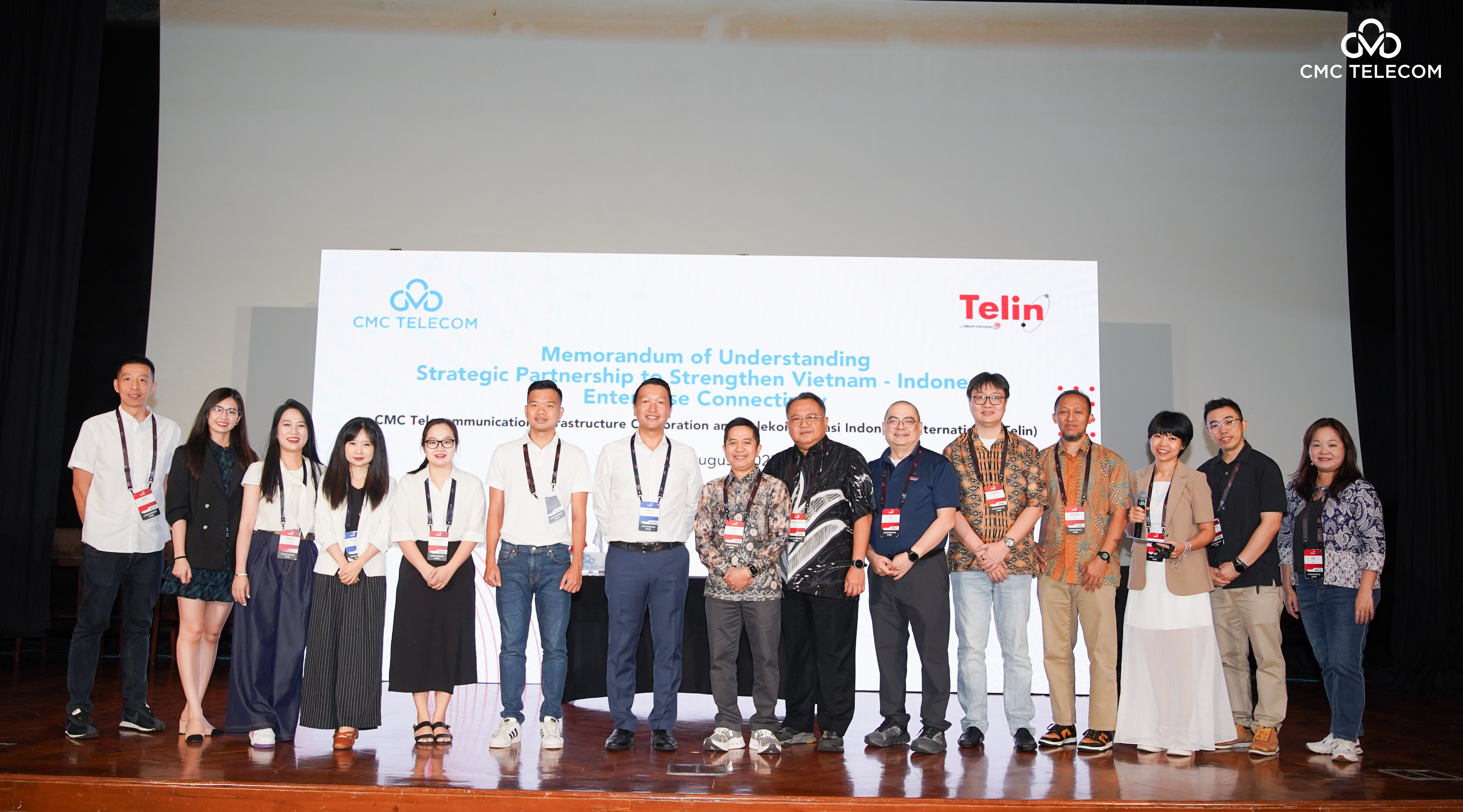 CMC TELECOM & TELIN FORGE STRATEGIC PARTNERSHIP TO STRENGTHEN VIETNAM - INDONESIA ENTERPRISE CONNECTIVITY